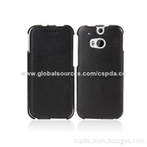 Flip PU Leather Heat Setting Cases for HTC One 2 M8, Different Colors are Available